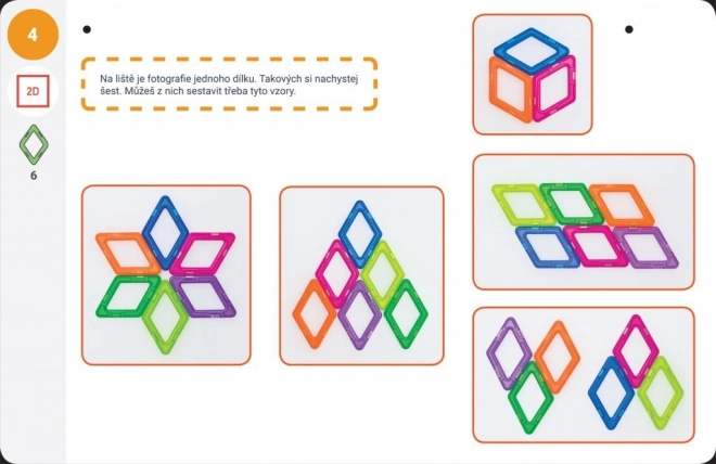 Magformers Geometrie Box 2: Plane und Raum - 43 Teile