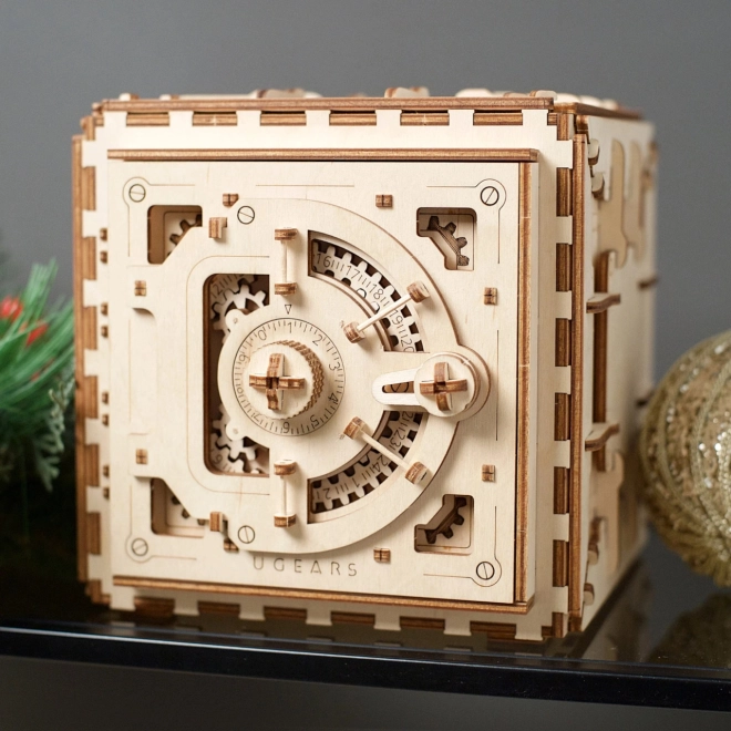 Ugears 3D Holzmechanisches Puzzle Tresor