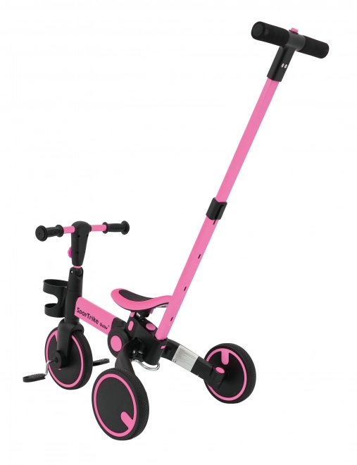 Dreirad Happy Bike 3-in-1 Sportrike Rosa