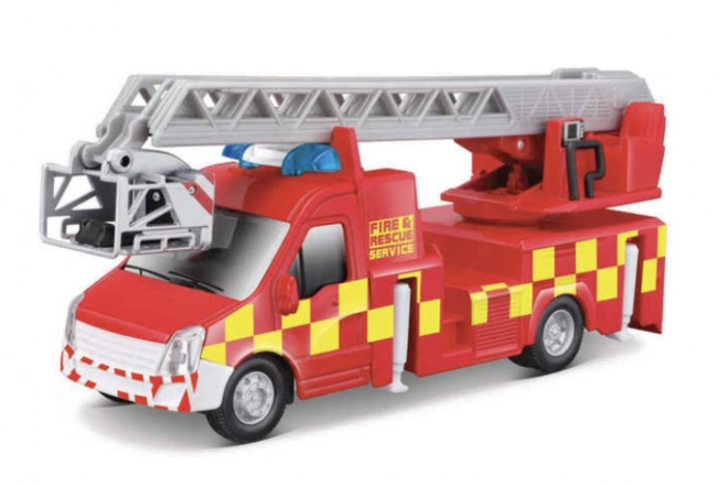 Feuerwehrwagen mit Leiter von Bburago