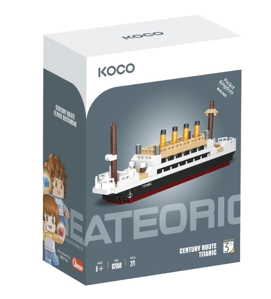 Bausatz mini Titanic Kunststoff