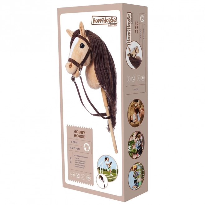 Stabpferd Hobby Horse Hoppihorse Beige
