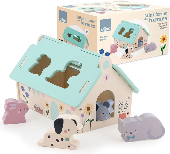 Vilac Holzeinsetzhaus für Tiere