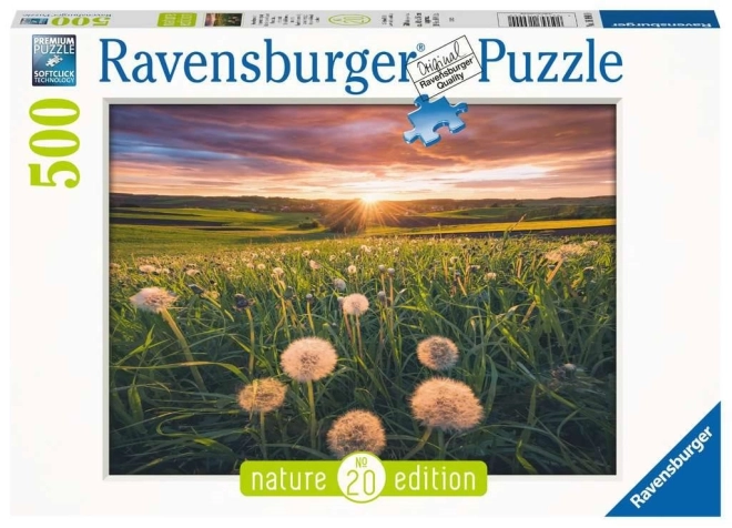 Ravensburger Puzzle Pusteblumen Sonnenuntergang 500 Teile