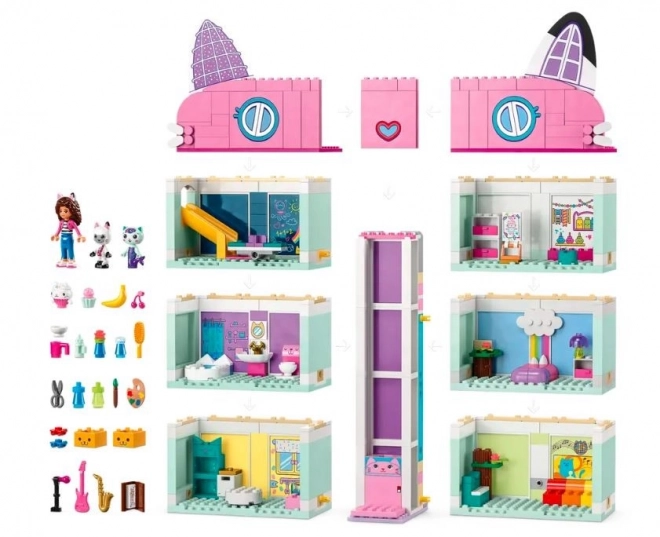 Gabys Puppenhaus LEGO Set für Kinder