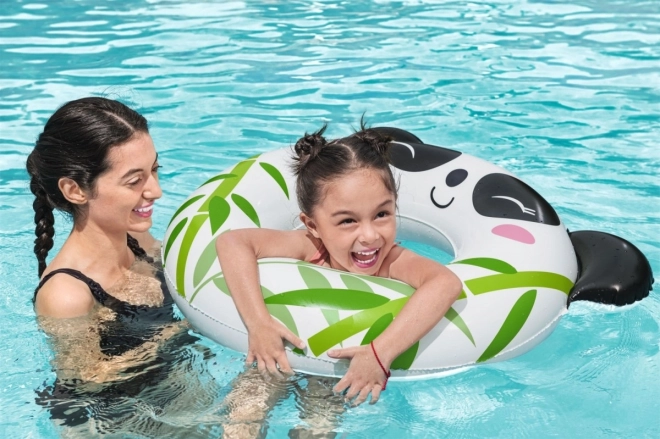 Schwimmring für Kinder mit Panda- und Froschmotiv