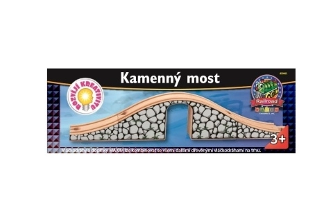 Klassische Holzbrücke für Eisenbahnen