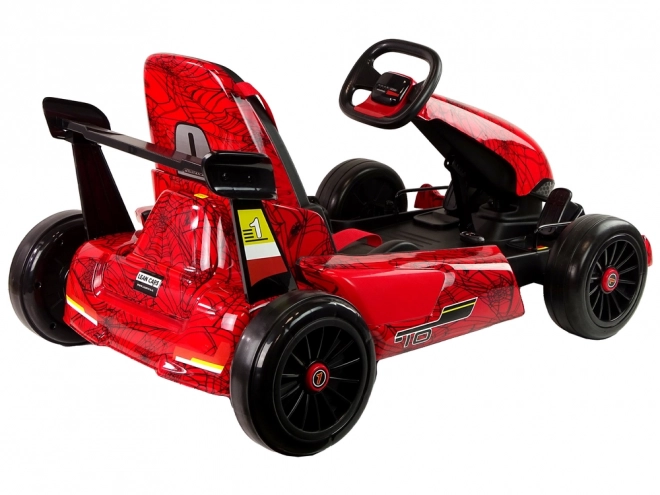 Gokart mit Batterie Rot Spider