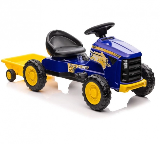 Trettraktor Blau Kinder