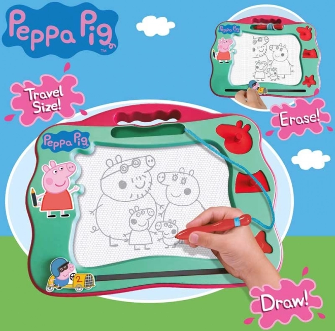 Magnetische Zeichentafel mit Peppa Pig