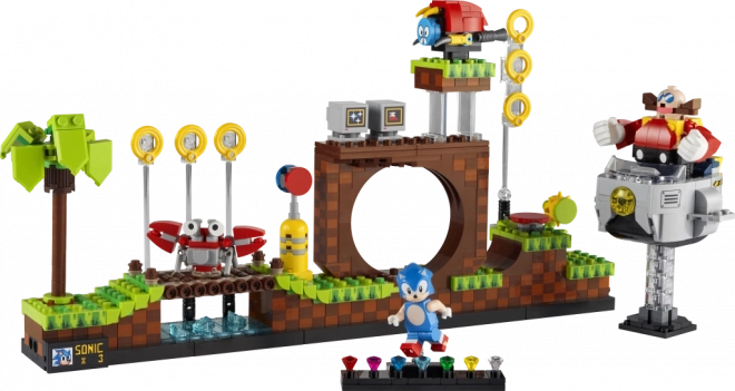 Sonic the Hedgehog - Green Hill Zone LEGO Set