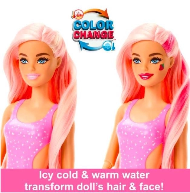 Barbie Pop Reveal Fruchtiger Saft Puppe Blond