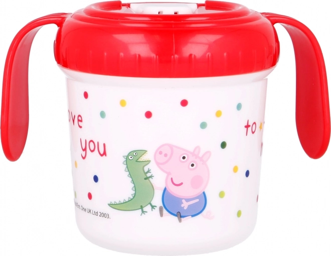 Peppa Pig Trinkbecher mit Griffen 250ml