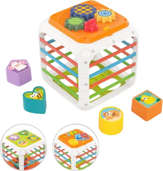 Bildungswürfel Woopie Sorter 4in1 Formen 18m+