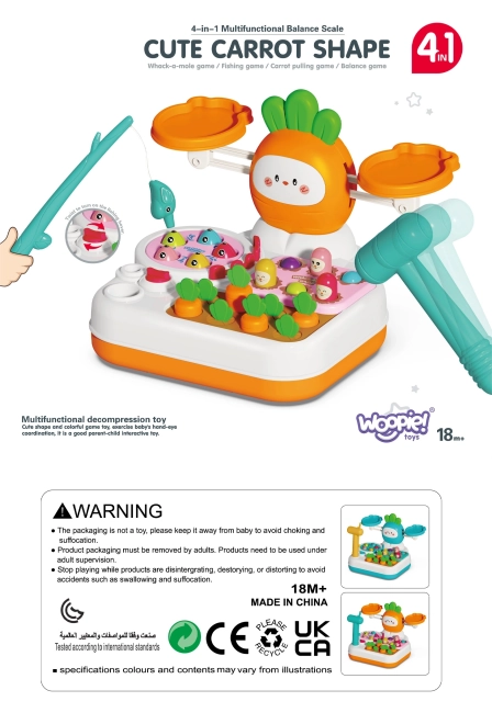 Montessori Spiel 4-in-1 von Woopie
