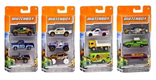 Matchbox 3er-Pack Autos