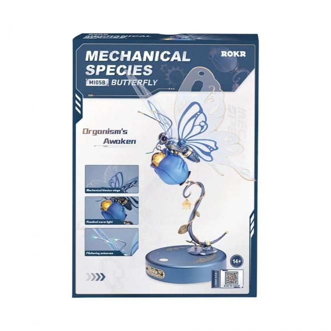 3D Puzzle Blauer Schmetterling mit Mechanik