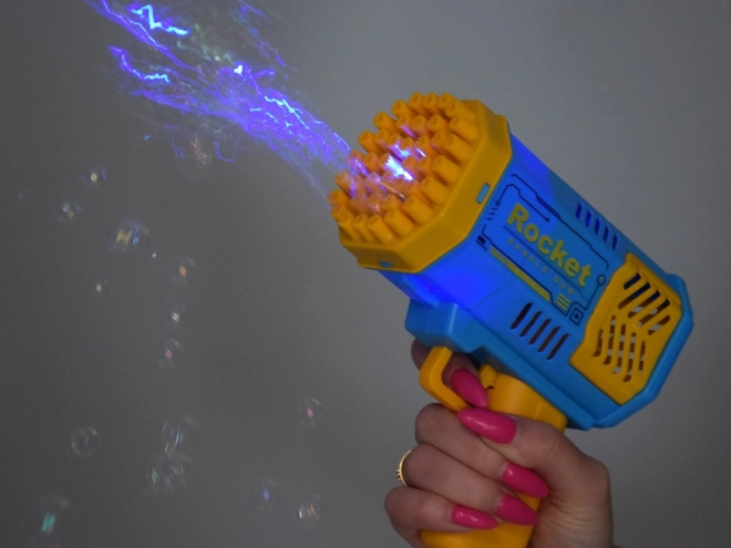 Seifenblasenpistole Set Licht + Flüssigkeit für Kinder ZA4976