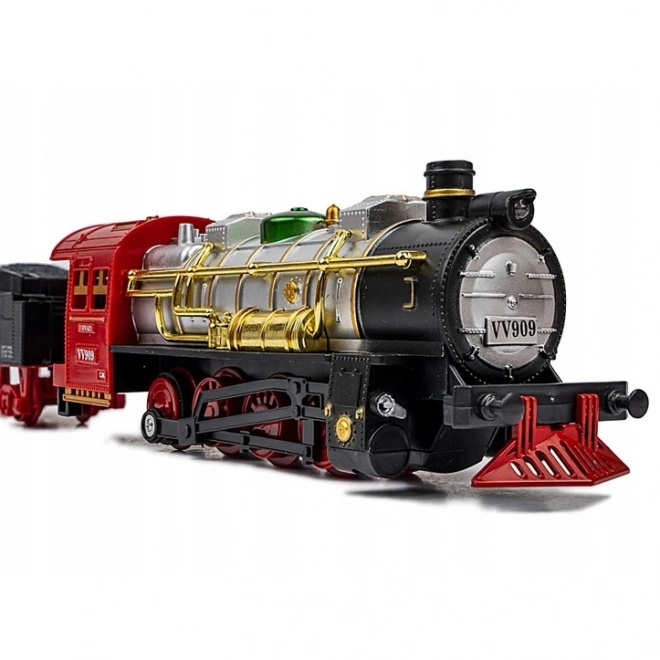 Klassische Elektrische Eisenbahn mit Geräusch und Licht