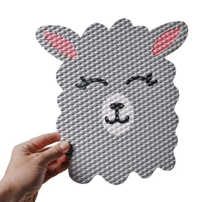 Verspieltes Lama-Motiv