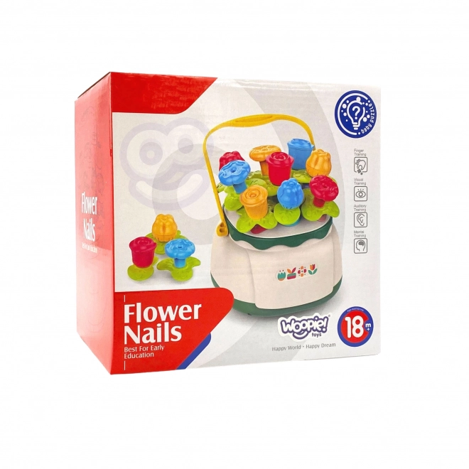 Blumenkorb Sortier- und Lernspiel für Kinder