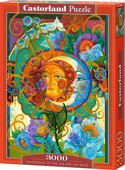 Puzzle 3000 Teile Partnerschaft Sonne und Mond