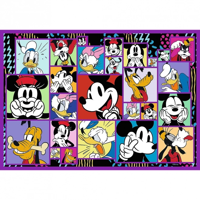 Puzzle 4x250 Teile Mickey Maus