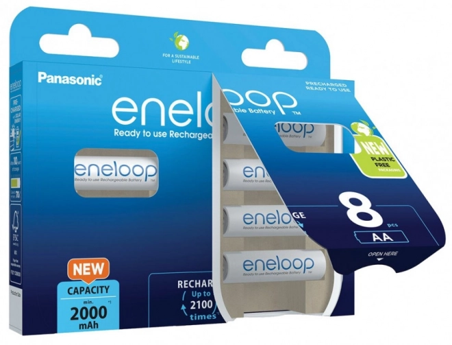 Eneloop AA Akkus 2000 mAh 8er Set