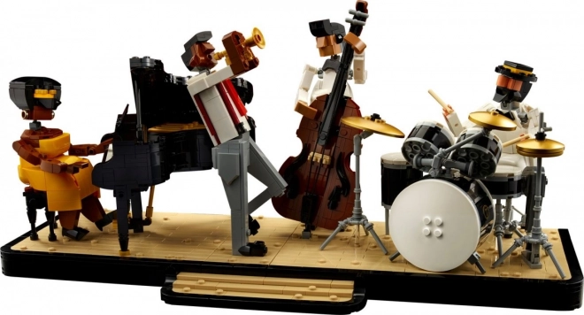 Einzigartiger Aufbau des Jazz-Quartetts