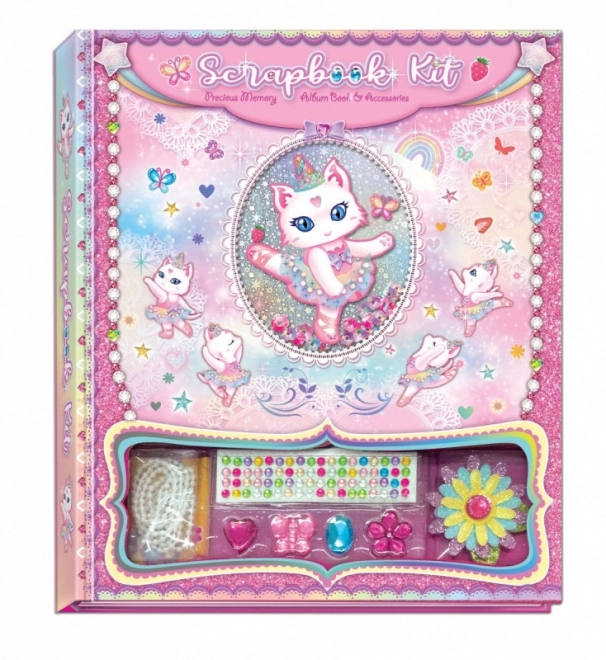 Scrapbook-Dekorationsset Pecoware - Ballettkatze