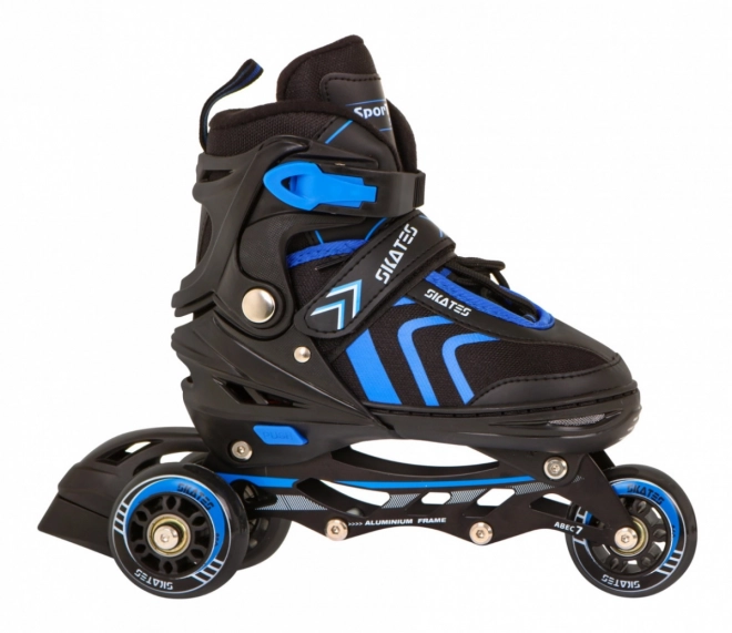 Multifunktionale Kinderskates 4-in-1 Blau Größe 39-43