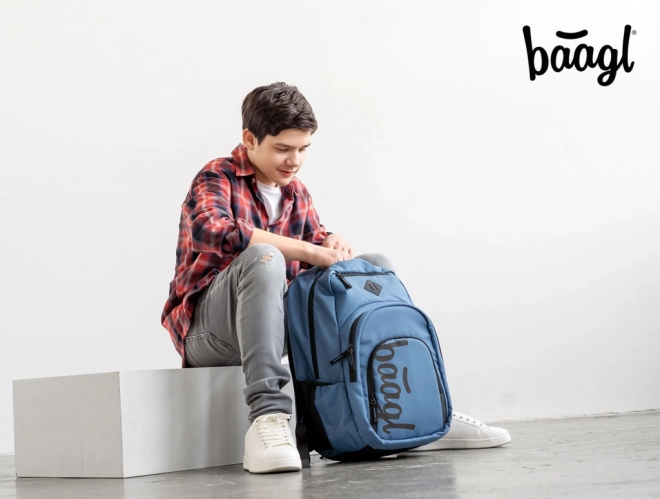 Baagl Rucksack Coolmate Ocean Blau