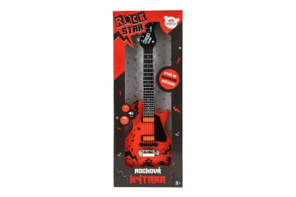 Elektrische Gitarre Rock Star mit Sound und Licht