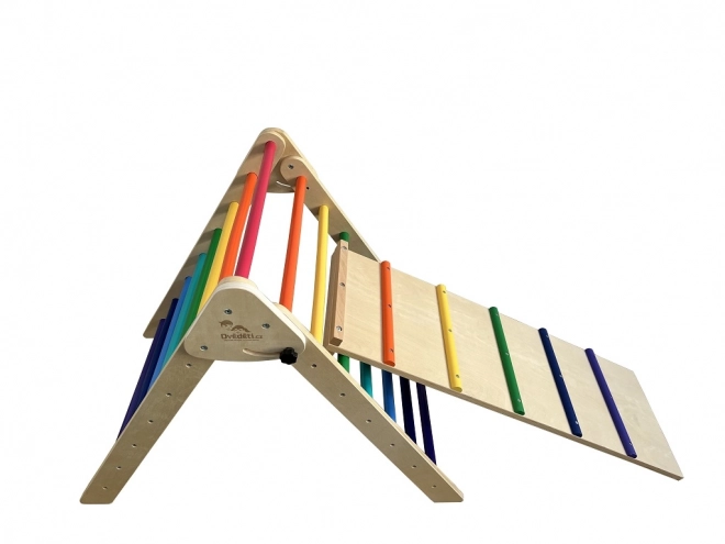 Dvǝdětī Piklerovē Dreieck mit Regenbogenplatte