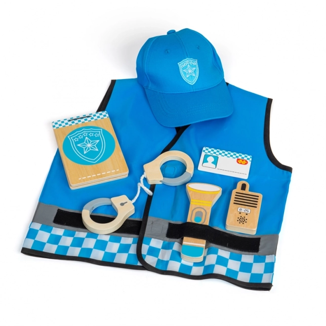 Bigjigs Toys Polizist Kostüm für Kinder