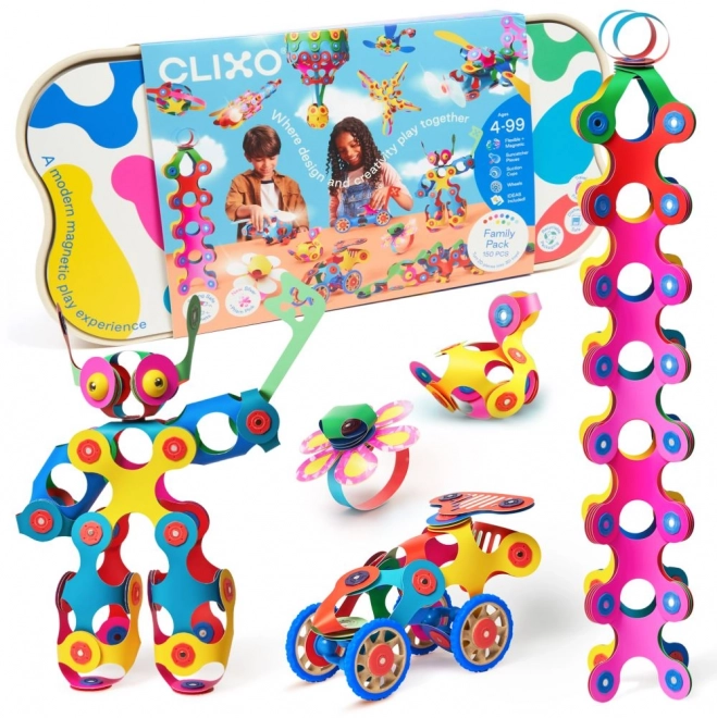 Familienpaket magnetische Bausteine