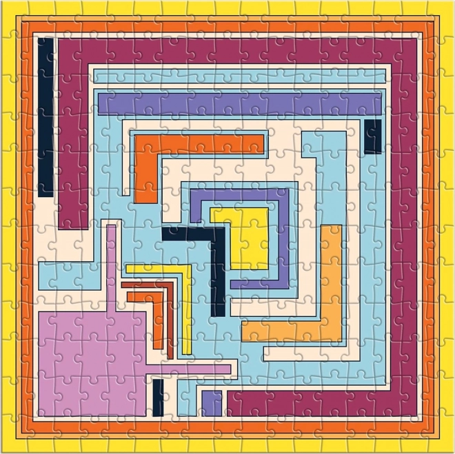 GALISON Quadratisches Puzzle Frank Lloyd Wright: Textile Blöcke 4x200 Teile
