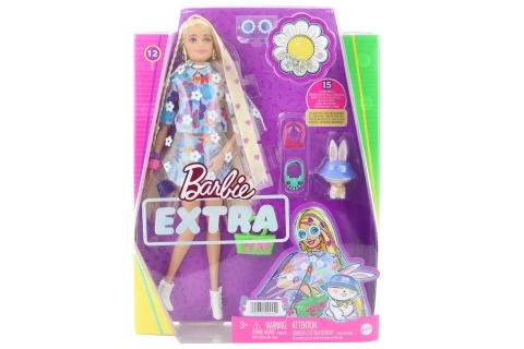 Barbie Extra Puppe mit Häschen-Begleiter