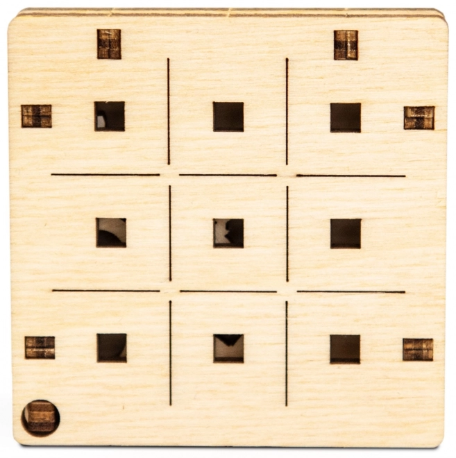 Holz 3D-Puzzle-Spiel Tic-Tac-Toe Variante 1