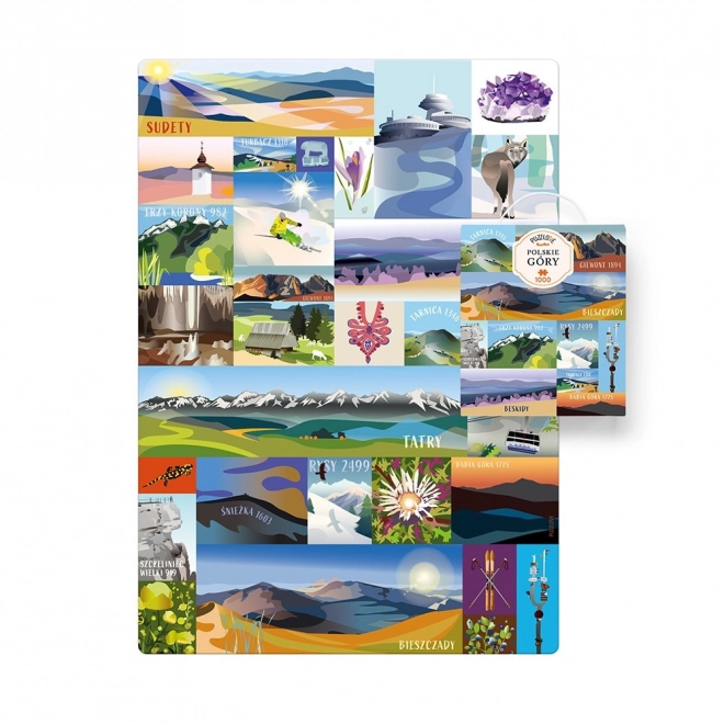 Puzzle Puzzlove Polnische Berge 1000 Teile