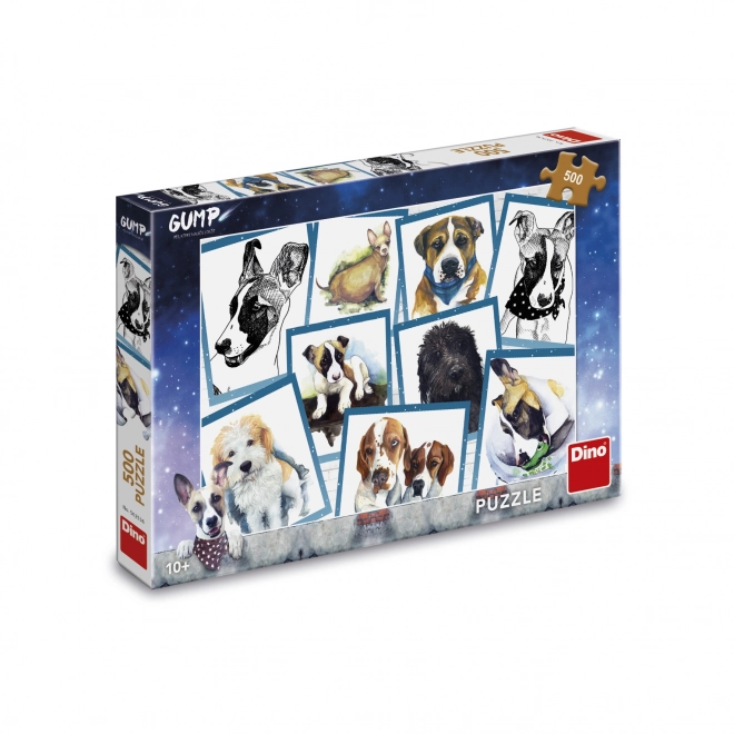 Dino Puzzle Forest Dog 500 Teile