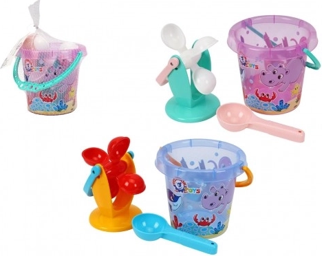 Set für Sand und Wasser mit Mühle und Zubehör