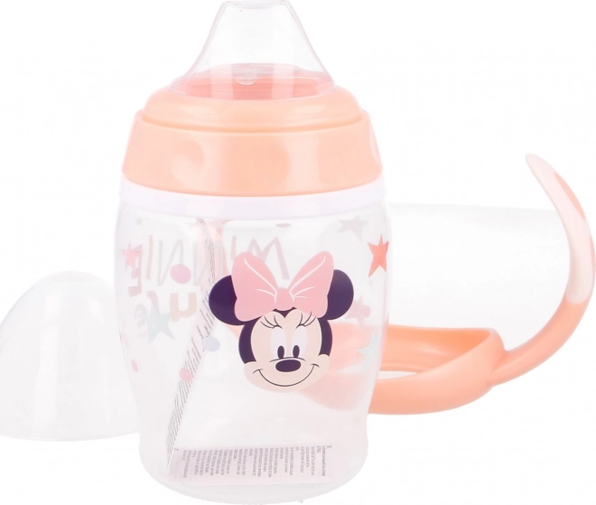 Tasse mit Griffen und Silikonschnabel Minnie