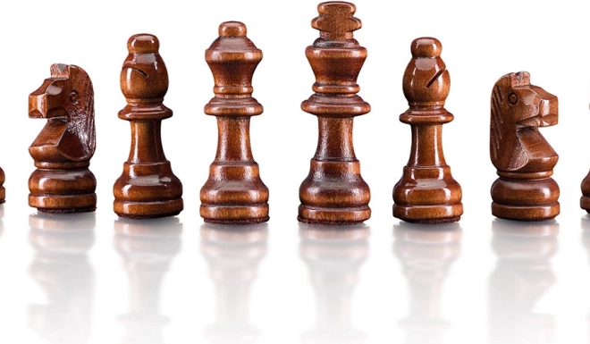 Magnetisches Schach in Holzbox