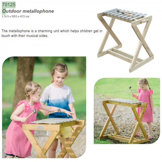 Klassisches World EDU Xylophon Großer Metallophon
