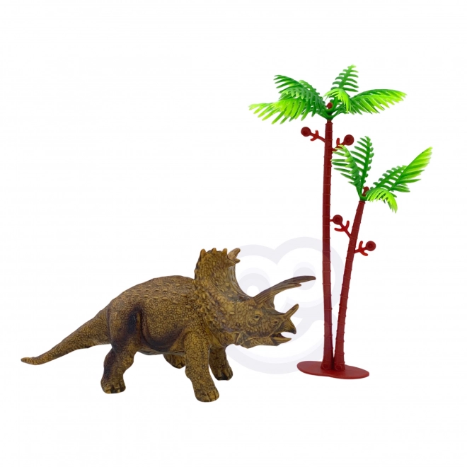 Dinosaurier-Figurenset mit Spielmatte und Tragekoffer