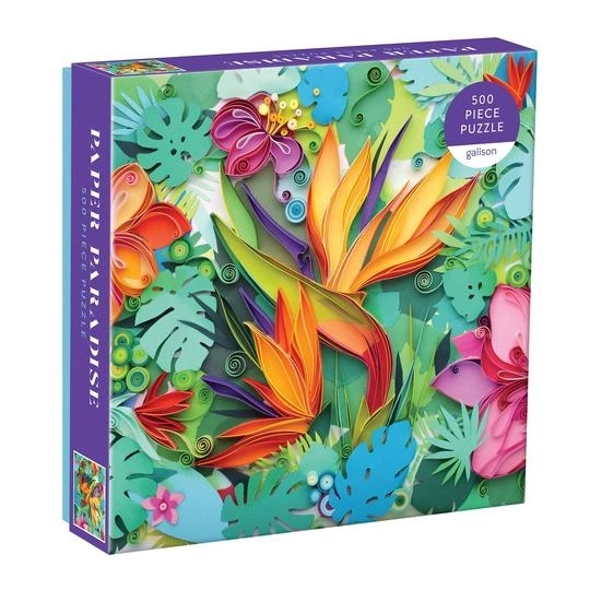 Galison Puzzle Paper Paradise 500 Teile