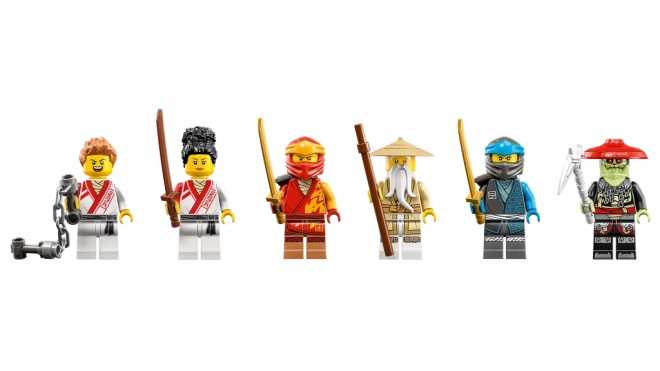 Kreatives LEGO NINJAGO Ninja-Baustein-Set