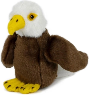 Plüsch-Weißkopfseeadler 13 cm