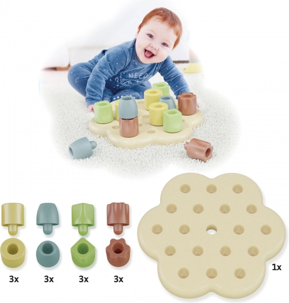 PlayBio - Bunte Baukasten Chunky Peggy zur Entwicklung von Kindern